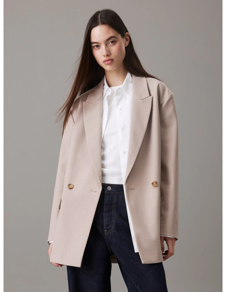 პიჯაკი CALVIN KLEIN - DOUBLE BREASTED RELAXED BLAZER