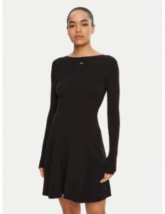კაბა Tommy Jeans - TJW F&F CABLE SWEATER DRESS