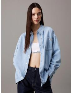 პერანგი CALVIN KLEIN - OVERSIZED LS DENIM SHIRT