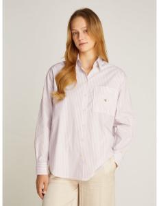 პერანგი CALVIN KLEIN - WOVEN LABEL RELAXED SHIRT