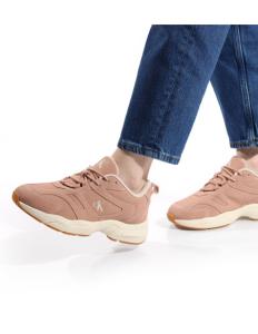 ქალის ბოტასი CALVIN KLEIN - RETRO TENNIS LOW MG MIX MEDIA WN