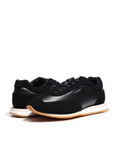 ქალის ბოტასი CALVIN KLEIN - RUNNER LACE UP - LTH SUE MIX