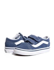 ბავშვის სპორტული ფეხსაცმელი VANS - TD Old Skool V SUEDE VINTAGE INDIGO