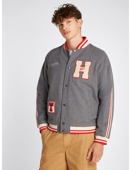 კაცის ქურთუკი Tommy Jeans - TJM WOOL VARSITY BOMBER