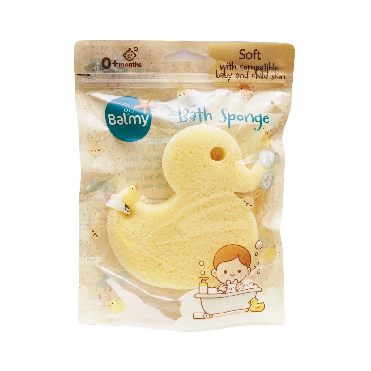 ღრუბელი საბავშვო იხვი 0118 ბალმი - Balmy