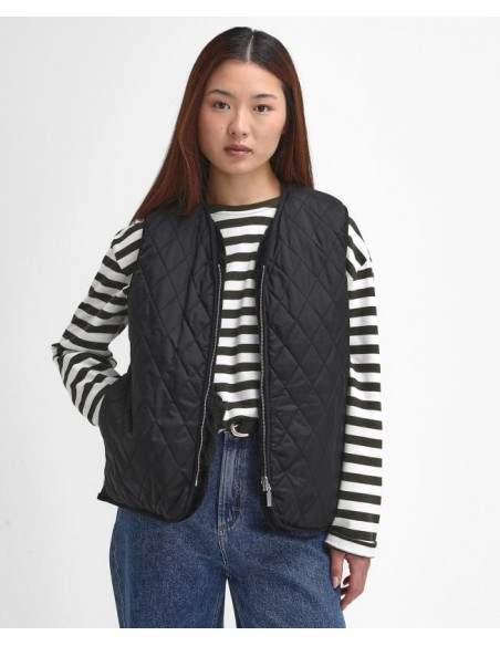 ქურთუკი Barbour - barbour women's quilted fur gilet