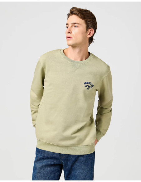 კაცის სვიტერი WRANGLER - SMALL LOGO CREW
