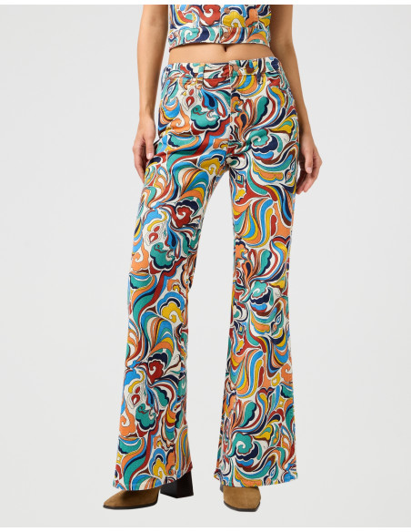 ქალის ჯინსი WRANGLER - HIGH RISE FLARE