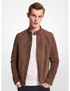 კაცის ქურთუკი MICHAEL KORS - BASIC SUEDE RACER