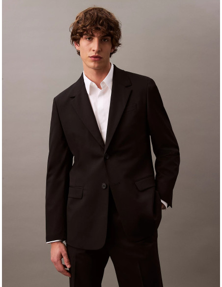 პიჯაკი CALVIN KLEIN - LS SINGLE BREATED WOOL BLAZER