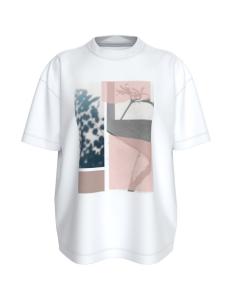 მაისურები CALVIN KLEIN - FLORAL COLLAGE PRINT BF TEE