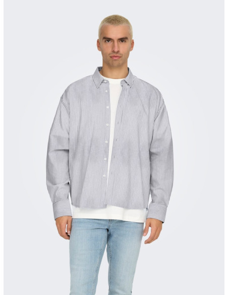 პერანგი ONLY & SONS - ONSALVARO CASUAL B/U LS OXFORD SHIRT CS