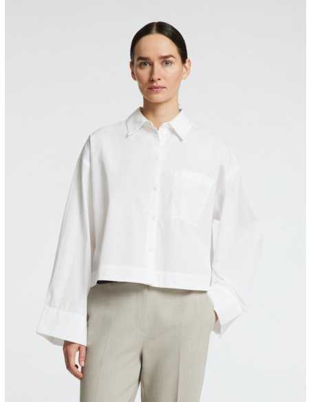 პერანგი SELECTED FEMME - SLFASTHA LS CROPPED BOXY SHIRT  NOOS