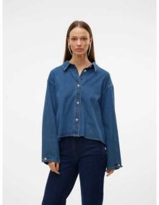 პერანგი Vero Moda - VMIRENA LS DNM SHIRT GU3234