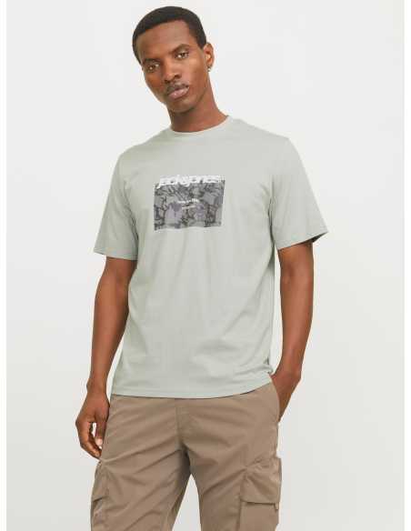 მაისური Jack&Jones - JCOTARMAC CAMO FRONT TEE SS CREW NECK LN