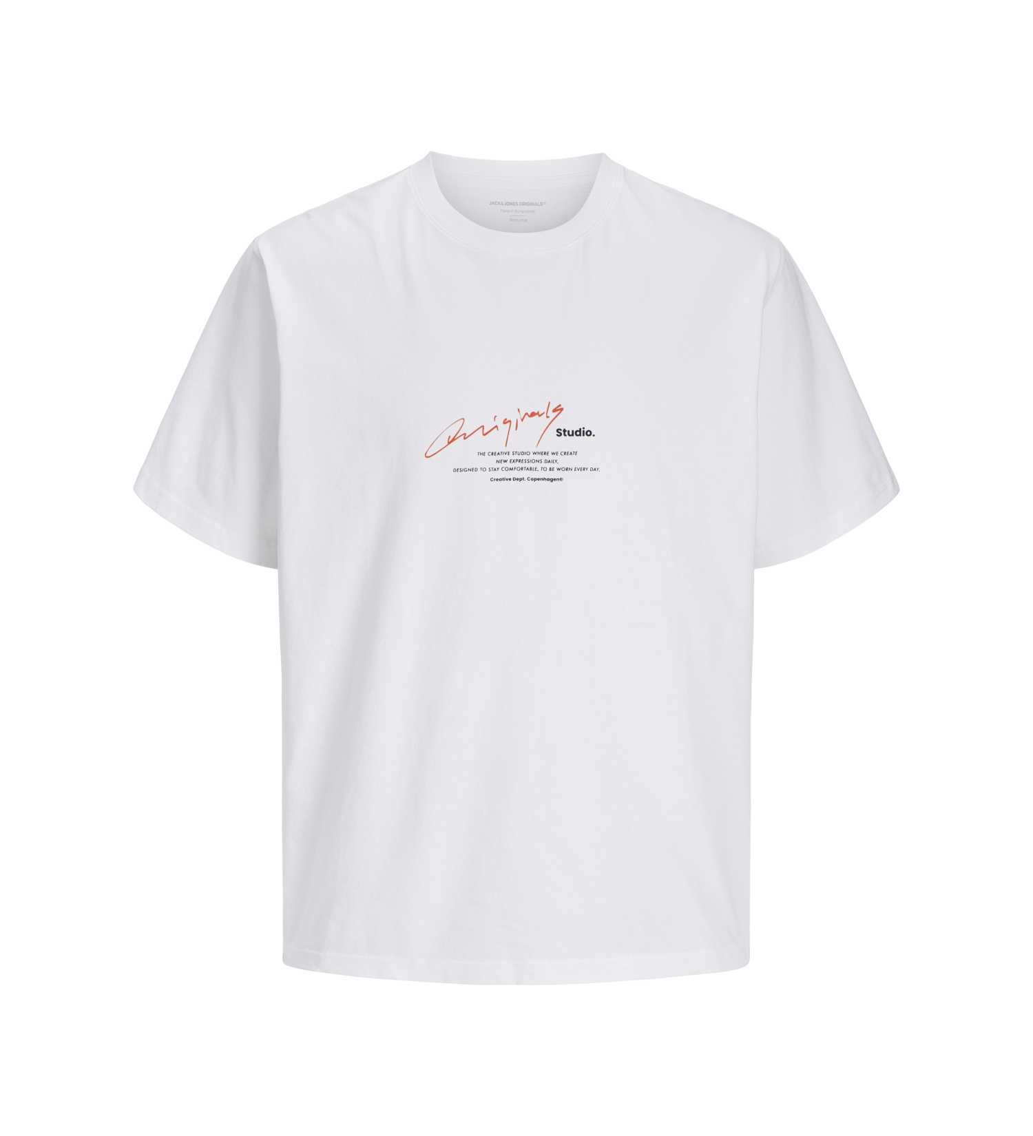 მაისური Jack&Jones - JORMANCHESTER SCRIPT TEE SS CREW NECK