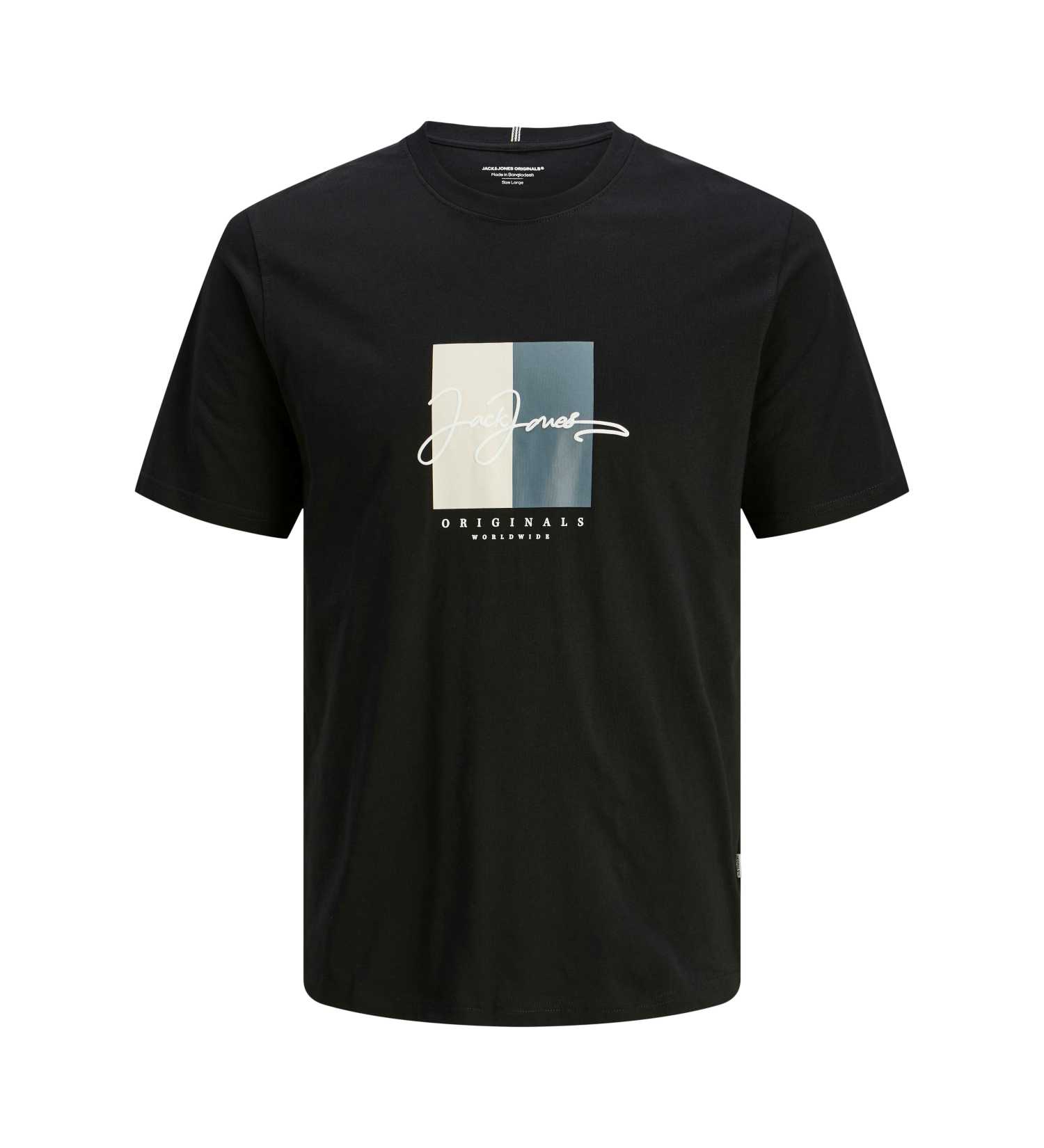 მაისური Jack&Jones - JORFREDERIKSBERG BOX SCRIPT TEE SS CN LN