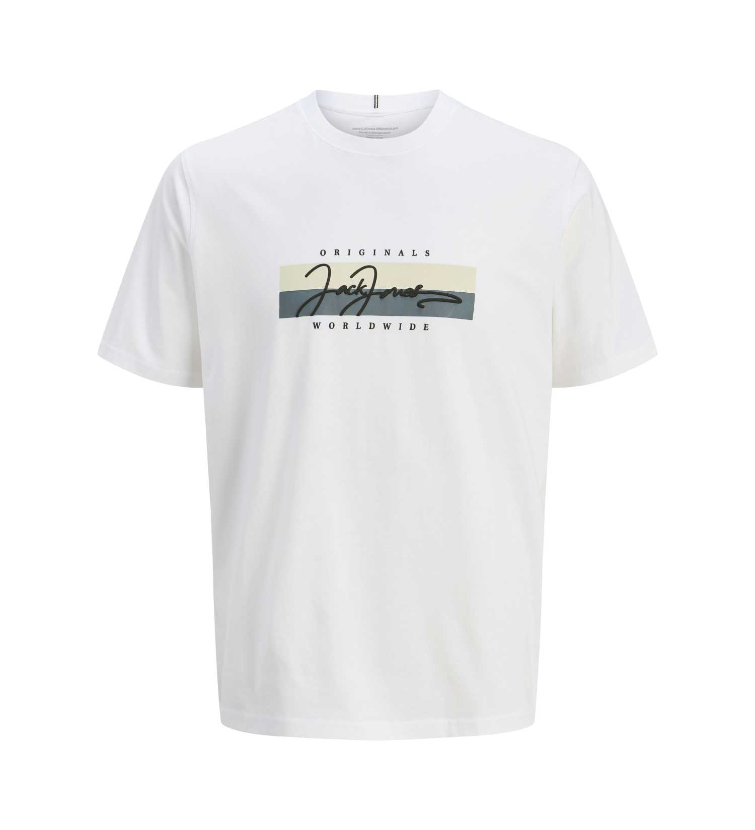 მაისური Jack&Jones - JORFREDERIKSBERG BOX SCRIPT TEE SS CN LN