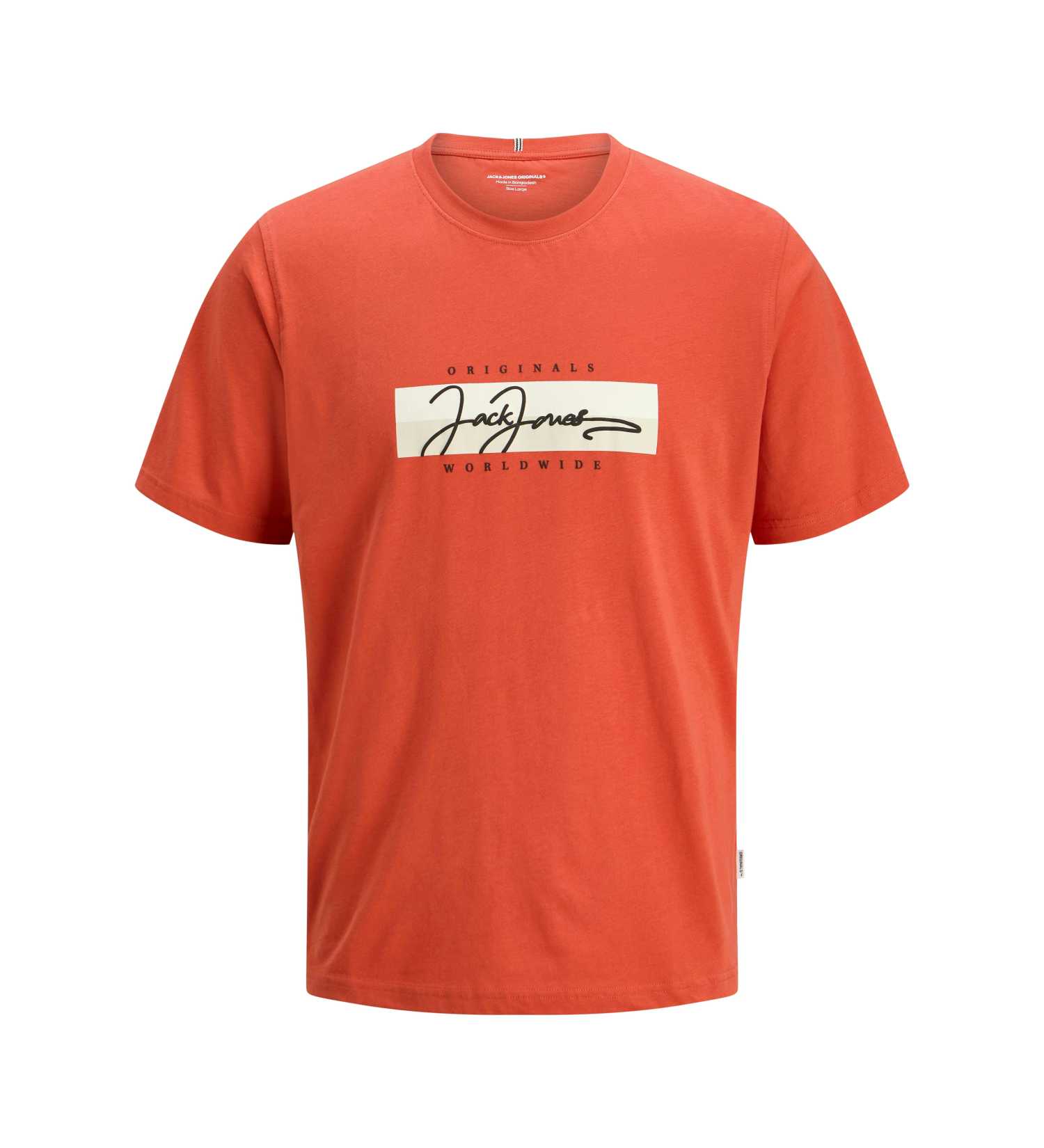 მაისური Jack&Jones - JORFREDERIKSBERG BOX SCRIPT TEE SS CN LN