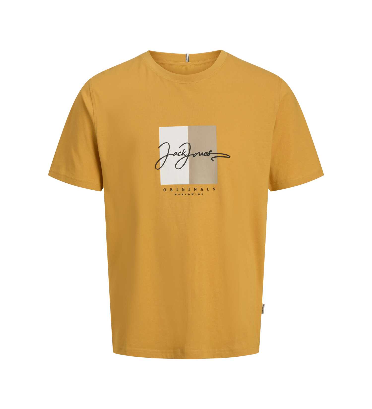მაისური Jack&Jones - JORFREDERIKSBERG BOX SCRIPT TEE SS CN LN