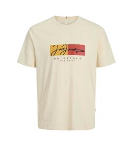 მაისური Jack&Jones - JORFREDERIKSBERG BOX SCRIPT TEE SS CN LN