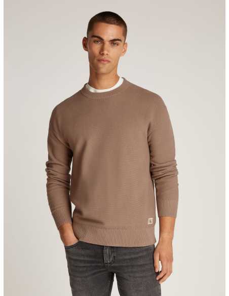 კაცის სვიტერი CALVIN KLEIN JEANS - CASUAL TEXTURE SWEATER