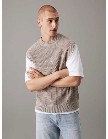 კაცის სვიტერი CALVIN KLEIN JEANS - WASHED SWEATER VEST