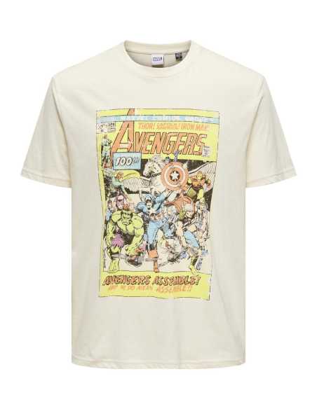 მაისური ONLY & SONS - ONSMARVEL LIFE LIC REG SS TEE