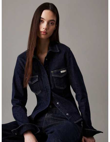 პერანგი CALVIN KLEIN JEANS - LEAN DENIM SHIRT