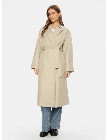 ქურთუკი CALVIN KLEIN - LS COTTON TRENCH COAT