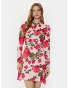 კაბა GUESS - RACHELE LS GATHERED DRESS