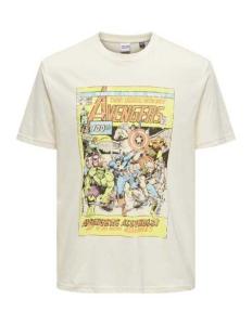 მაისური ONLY & SONS - ONSMARVEL LIFE LIC REG SS TEE