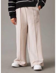 შარვალი CALVIN KLEIN JEANS - HANDW LOGO WIDE SWEATPANTS