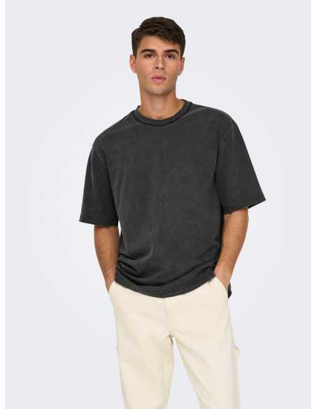 მაისური ONLY & SONS - ONSDISTRESS RLX SS TEE NOOS