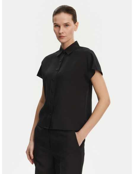 პერანგი CALVIN KLEIN - LINEN BLEND SS SHIRT