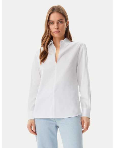 პერანგი CALVIN KLEIN - SOFT COTTON FRONT SLIT SHIRT