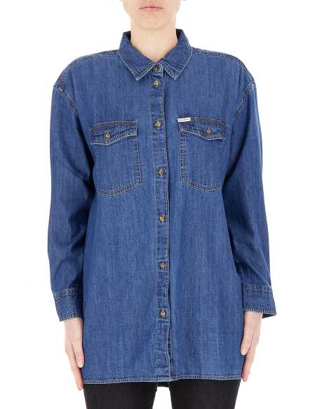 პერანგი GUESS JEANS - GJ OVERSIZE LS DENIM SHIRT