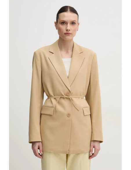 პიჯაკი CALVIN KLEIN - ECOVERO TAILORED BACK TIE BLAZER