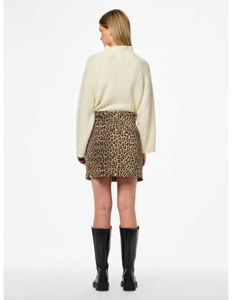 ქვედაბოლო Pieces - PCSALUME HW MINI DENIM SKIRT