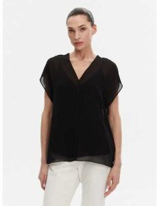 პერანგი CALVIN KLEIN - SHEER GEORGETTE SS BLOUSE