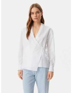 პერანგი CALVIN KLEIN - SOFT COTTON LS WRAP SHIRT