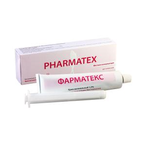Pharmatex - ფარმატექსი ვაგინალური კრემი 1,2% 72გ