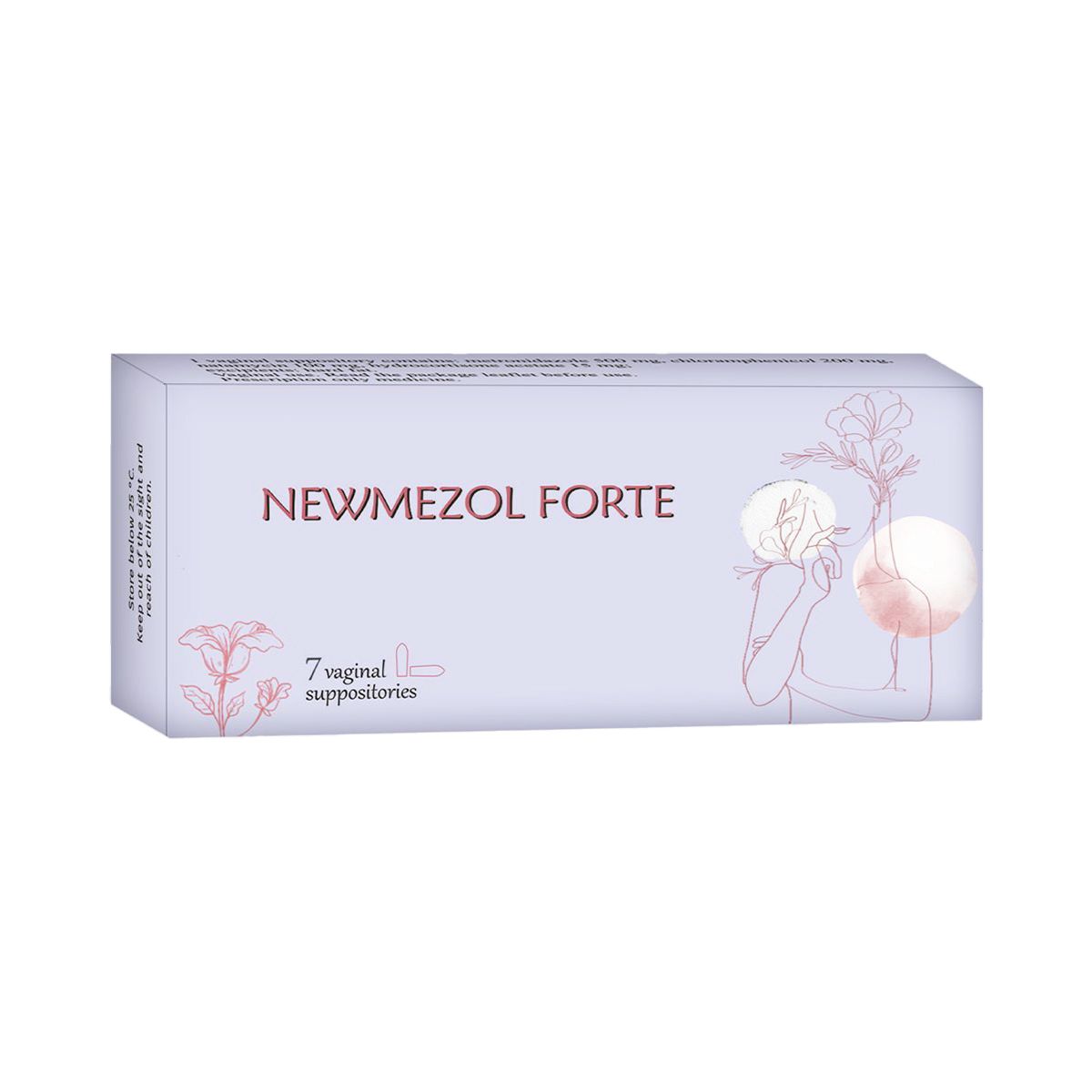 ნიუმეზოლი ფორტე - Newmezole Forte ვაგინალური სუპოზიტორი 7 ცალი