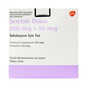 Seretide Diskus - სერეტიდ დისკუსი50/250მკგ 60 დოზა