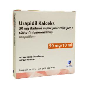 Urapidil - ურაპიდილ კალციუმი 50მგ/10მლ 5 ამპულა