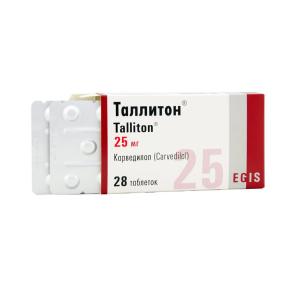 ტალიტონი 25მგ 30 ტაბლეტი