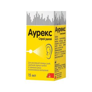 აურექსი - Aurex ყურის სპრეი 15მლ