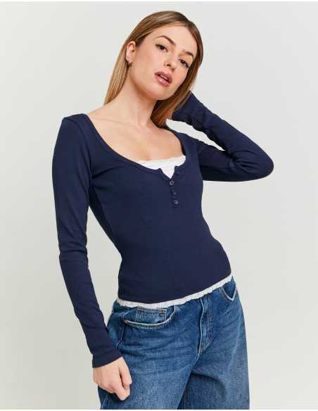 მაისურები Tally Weijl - White Basic T-Shirt