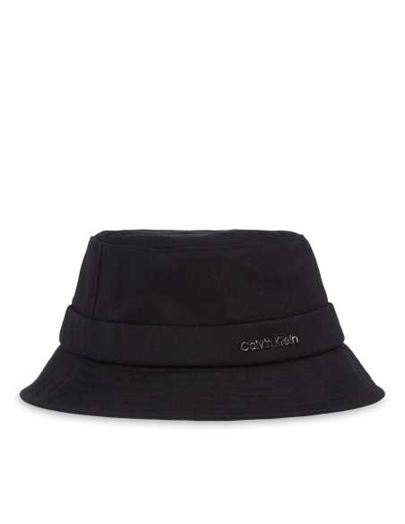ქალის ქუდი CALVIN KLEIN - BACK TIE COTTON TWILL BUCKET