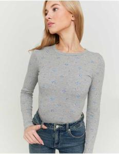 მაისურები Tally Weijl - Floral Basic T-Shirt